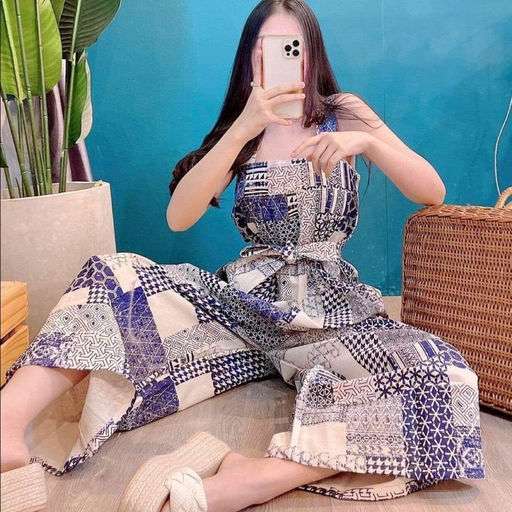 Jumpsuit with Tent Bottoms